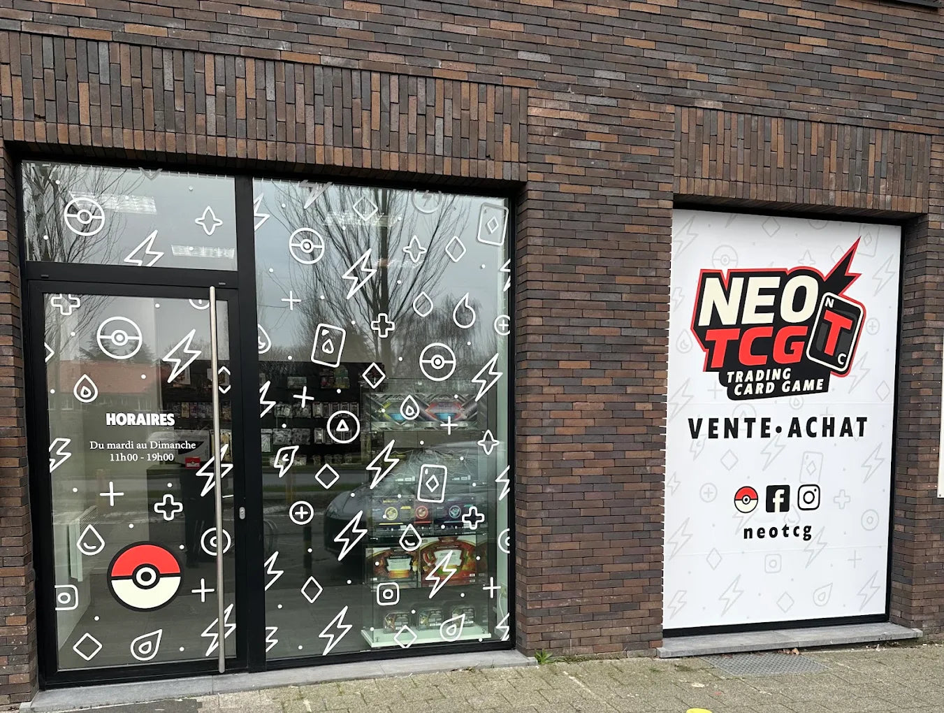 Façade de la boutique NEOTCG